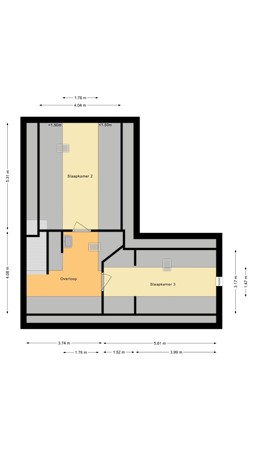 Floorplan - Doorneindstraat 10A, 5342 NB Oss